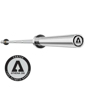 15kg Olympic Barbell ATHENA100 200cm   Spring Collars