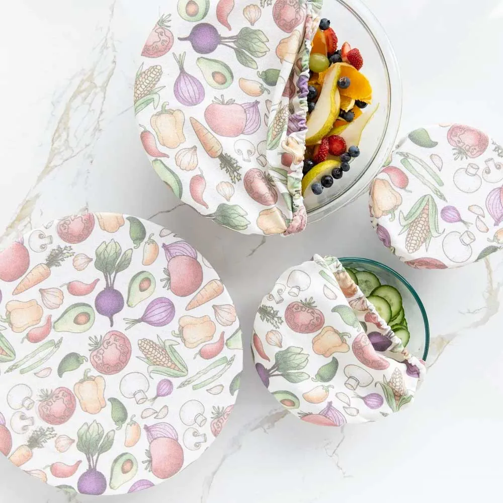 4MyEarth Food Cover Set of 4 - Veggies