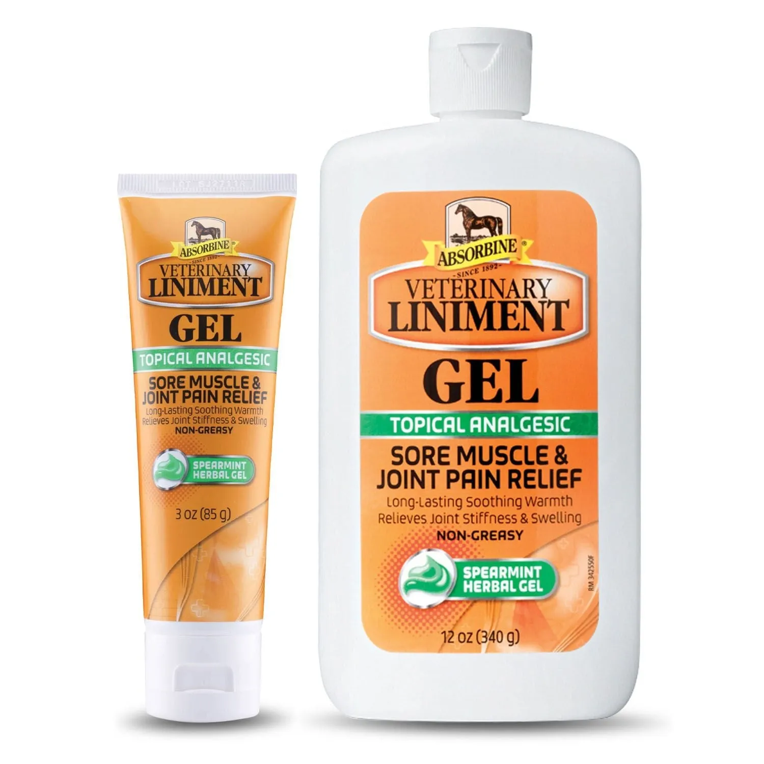 Absorbine Veterinary Liniment Gel, 3 oz and 12 oz Combo Pack