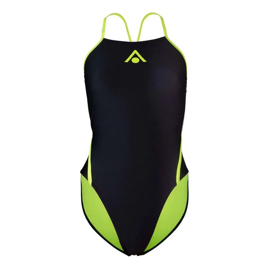 Aqua Sphere Essentials Adjustable Diamond Back Suits- Black/Yellow