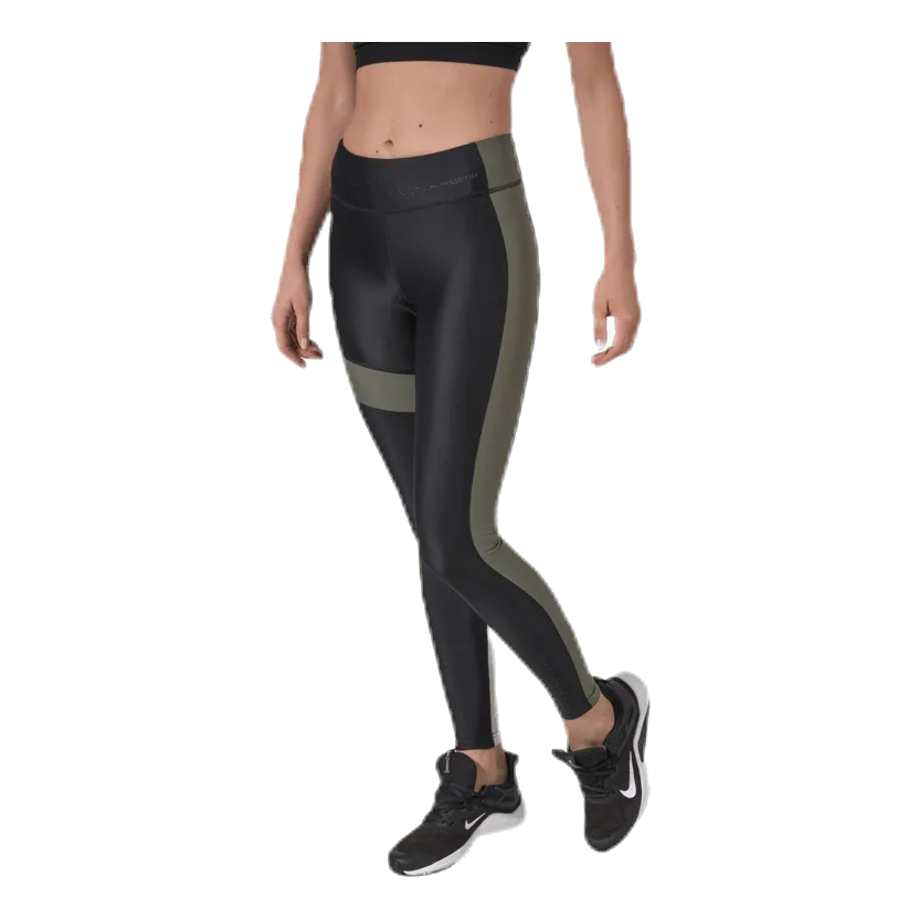 Blocked Compression Tights Green