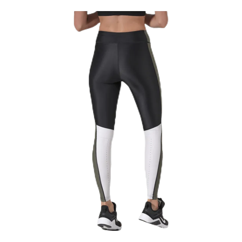 Blocked Compression Tights Green
