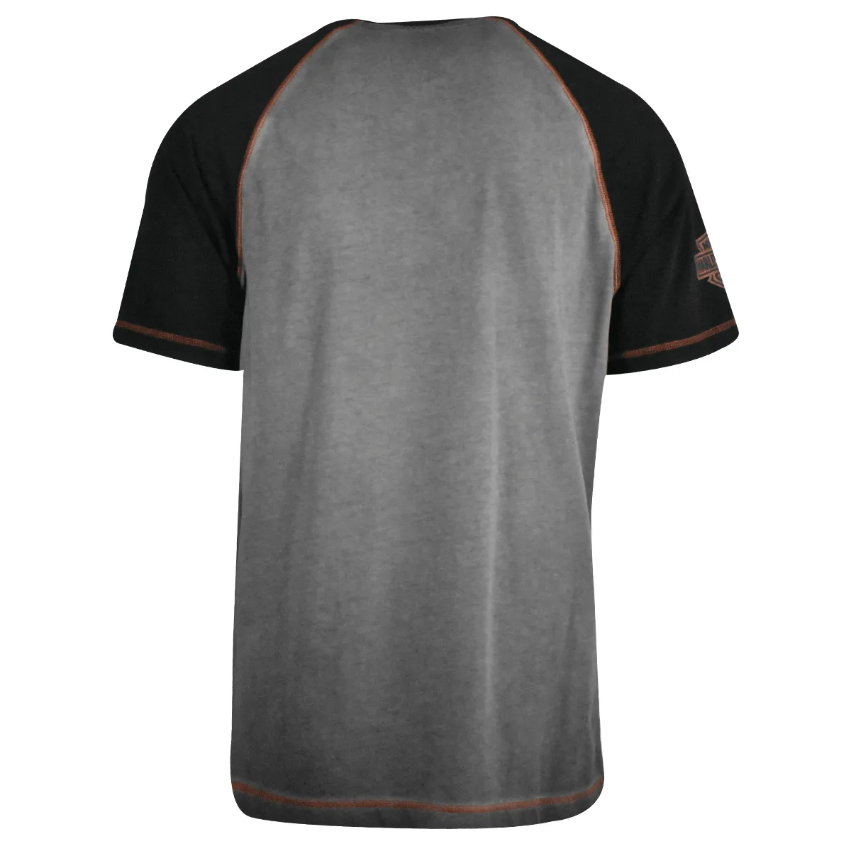 Branded  Men's T-Shirt Grey Colorblocked Performance Staple (S61)