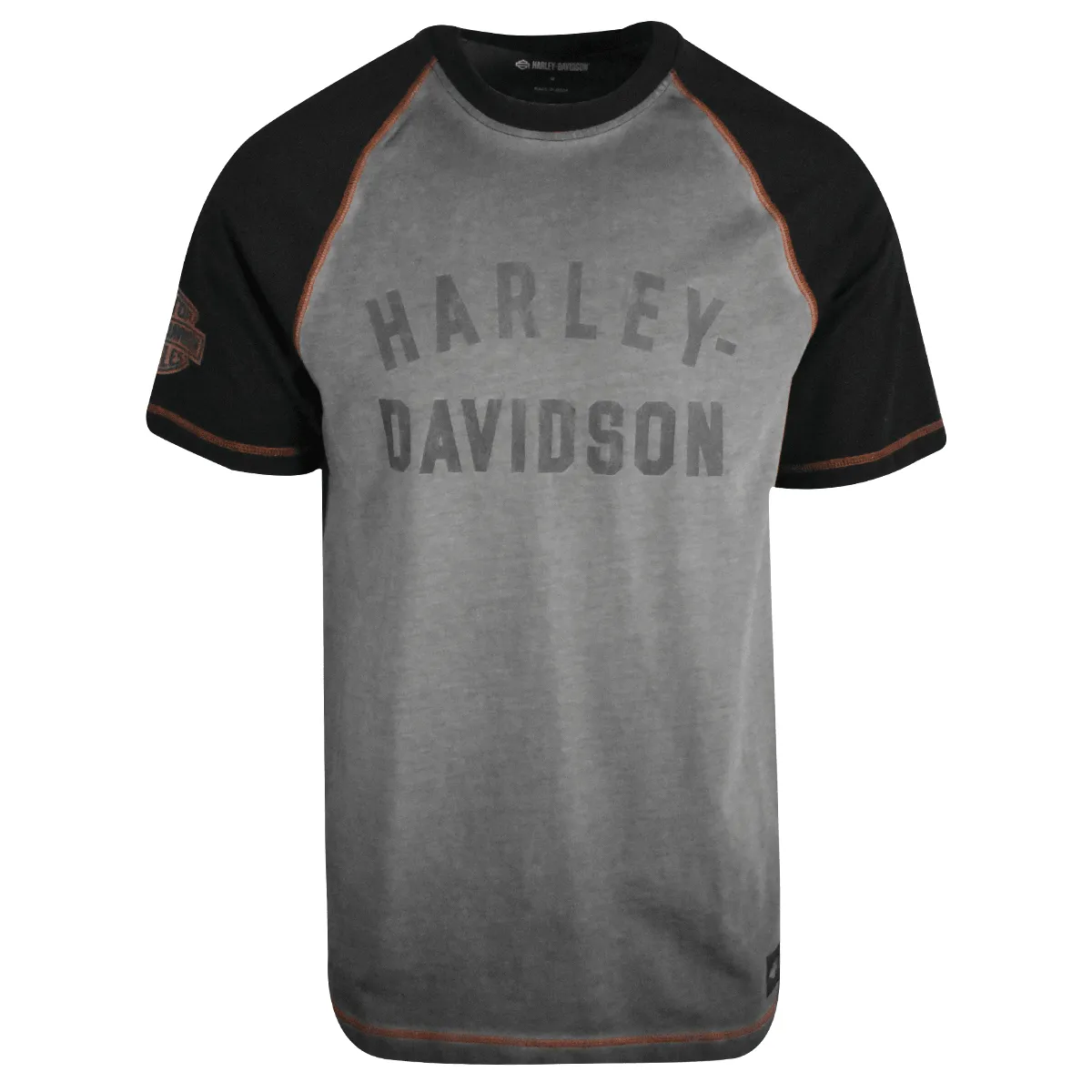 Branded  Men's T-Shirt Grey Colorblocked Performance Staple (S61)