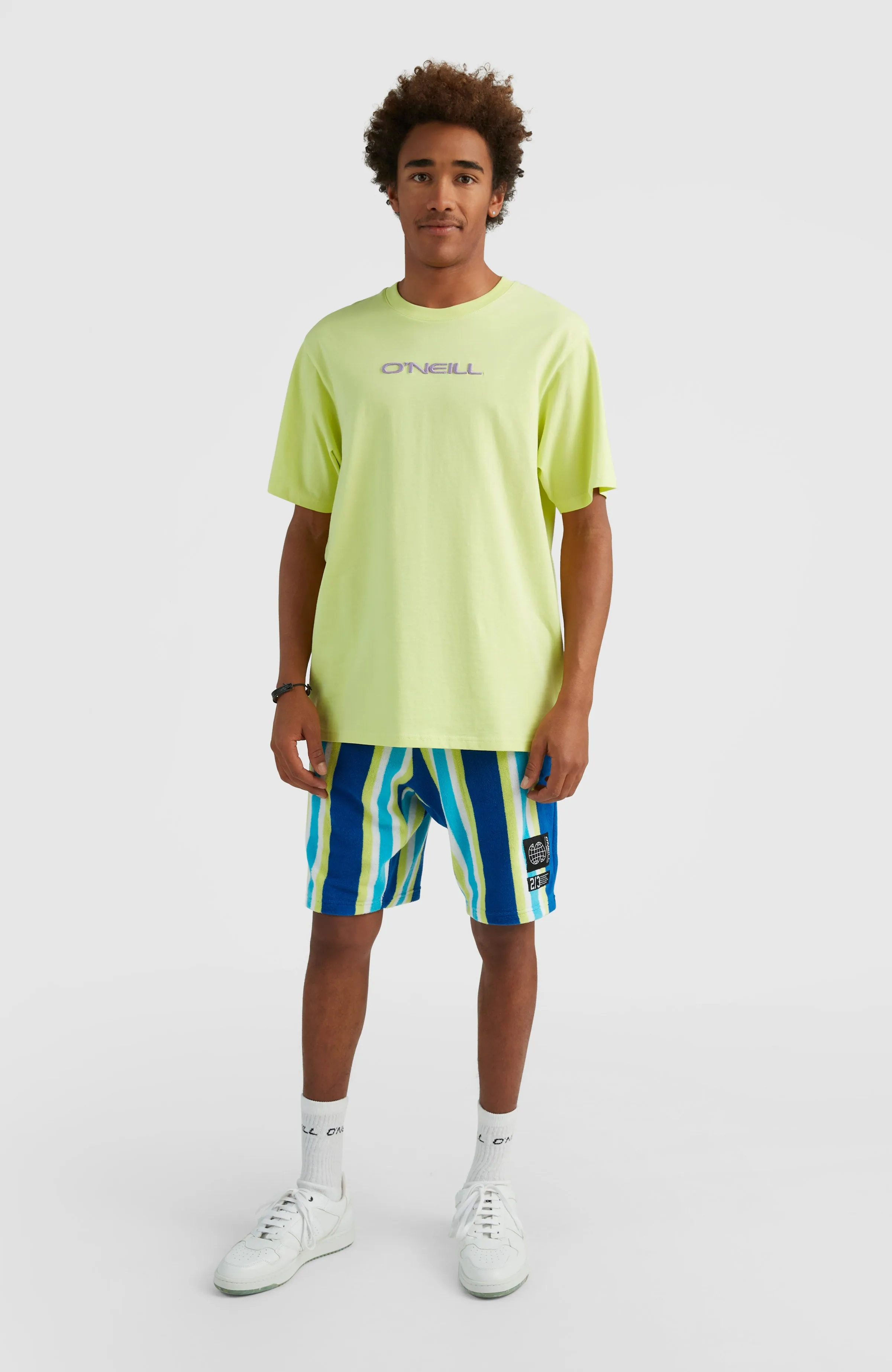 Brights Terry Short | Blue Towel Stripe