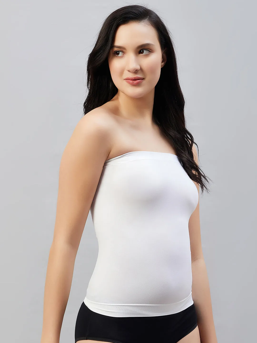 C9 Airwear Seamless Detachable Straps Tube Top for Women - White
