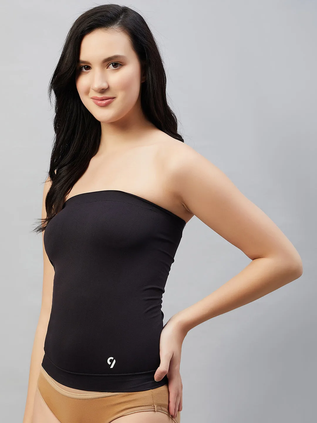 C9 Airwear Seamless Detachable Straps Tube Top for Women - White