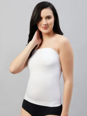 C9 Airwear Seamless Detachable Straps Tube Top for Women - White