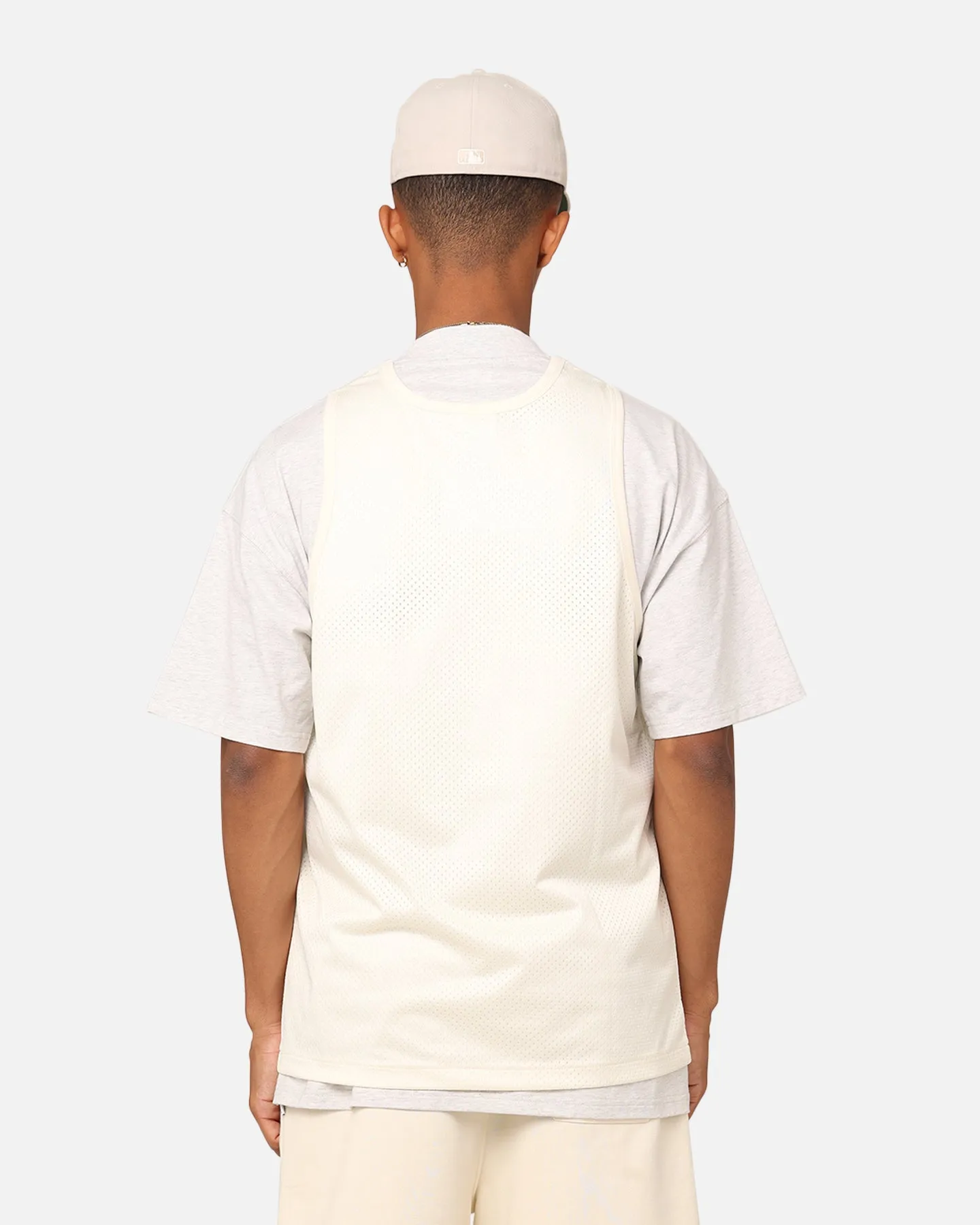 Carre Dice Club Mesh Singlet Off White