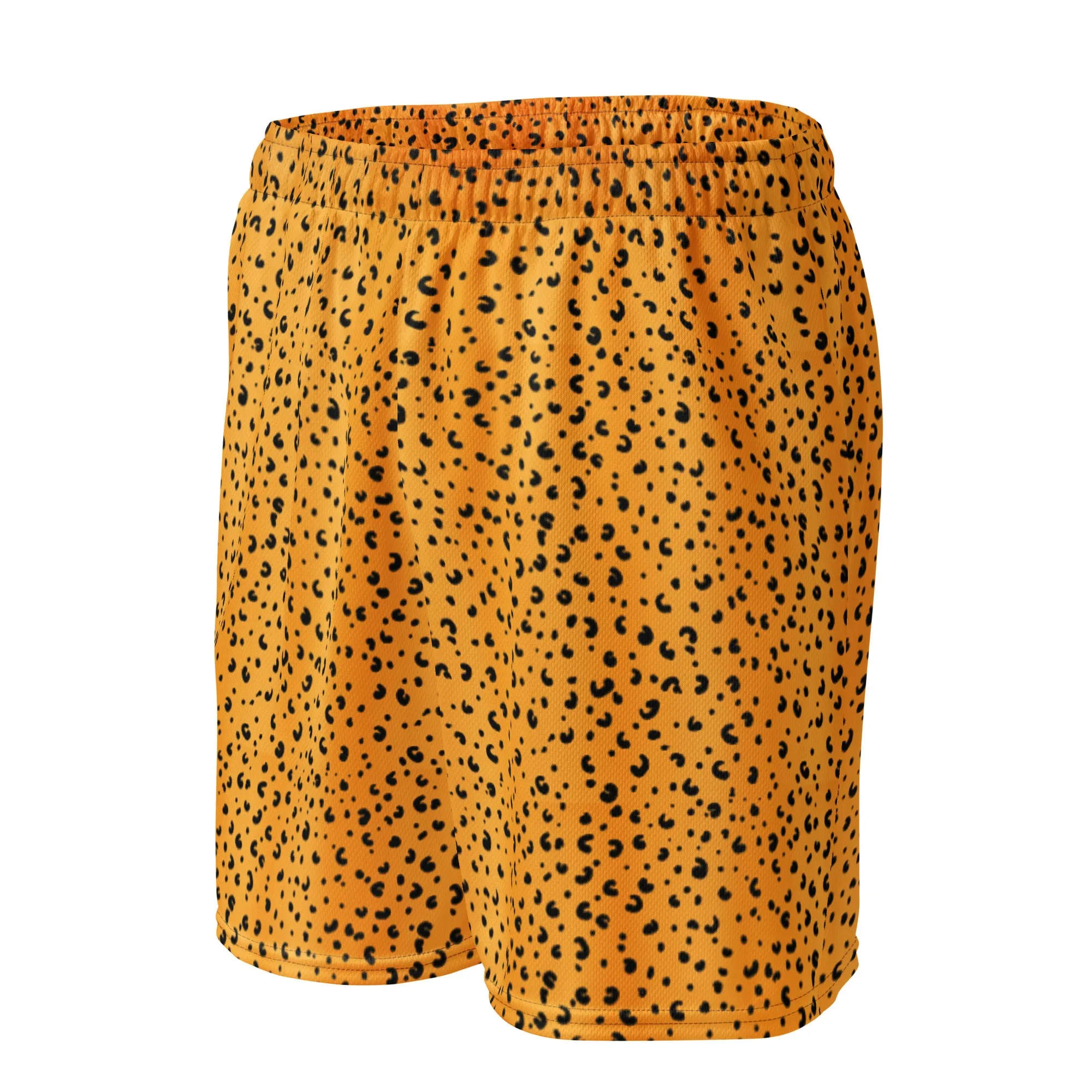 Cheetah Print Unisex mesh shorts