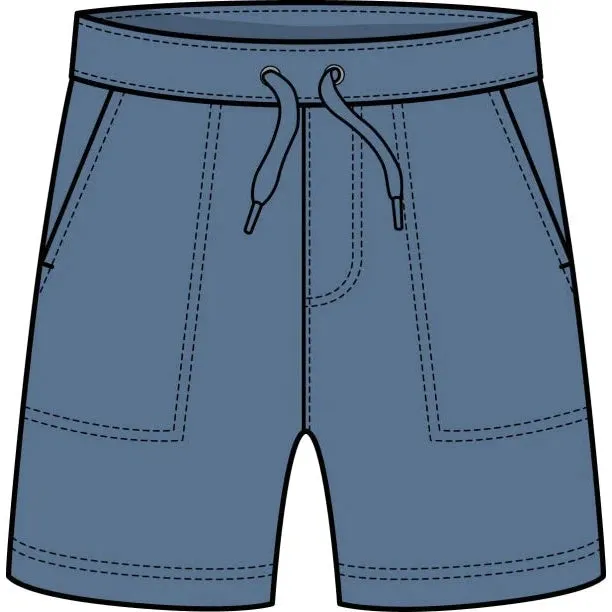CR Sports Indigo Terry Shorts