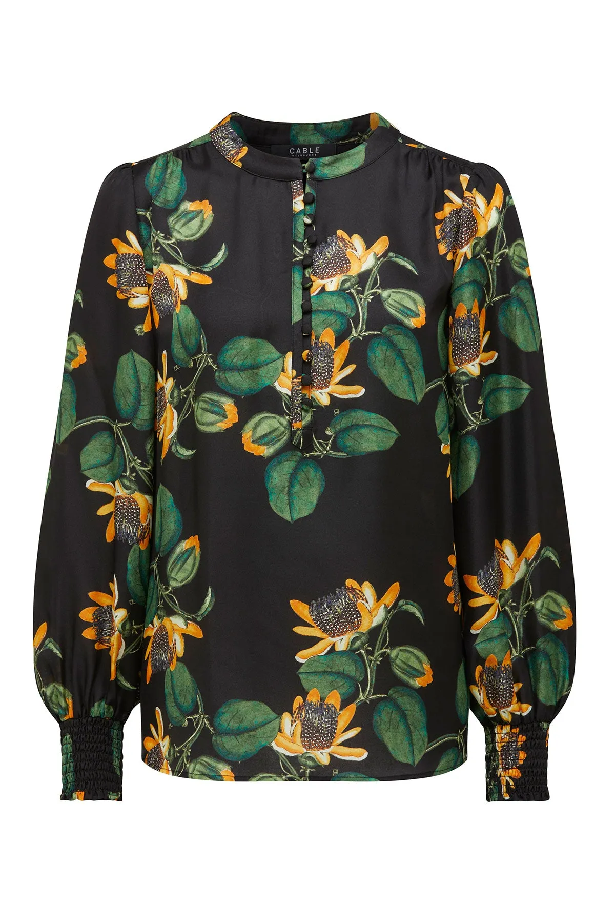 Eleanor Blouse - Sweet Pea Print