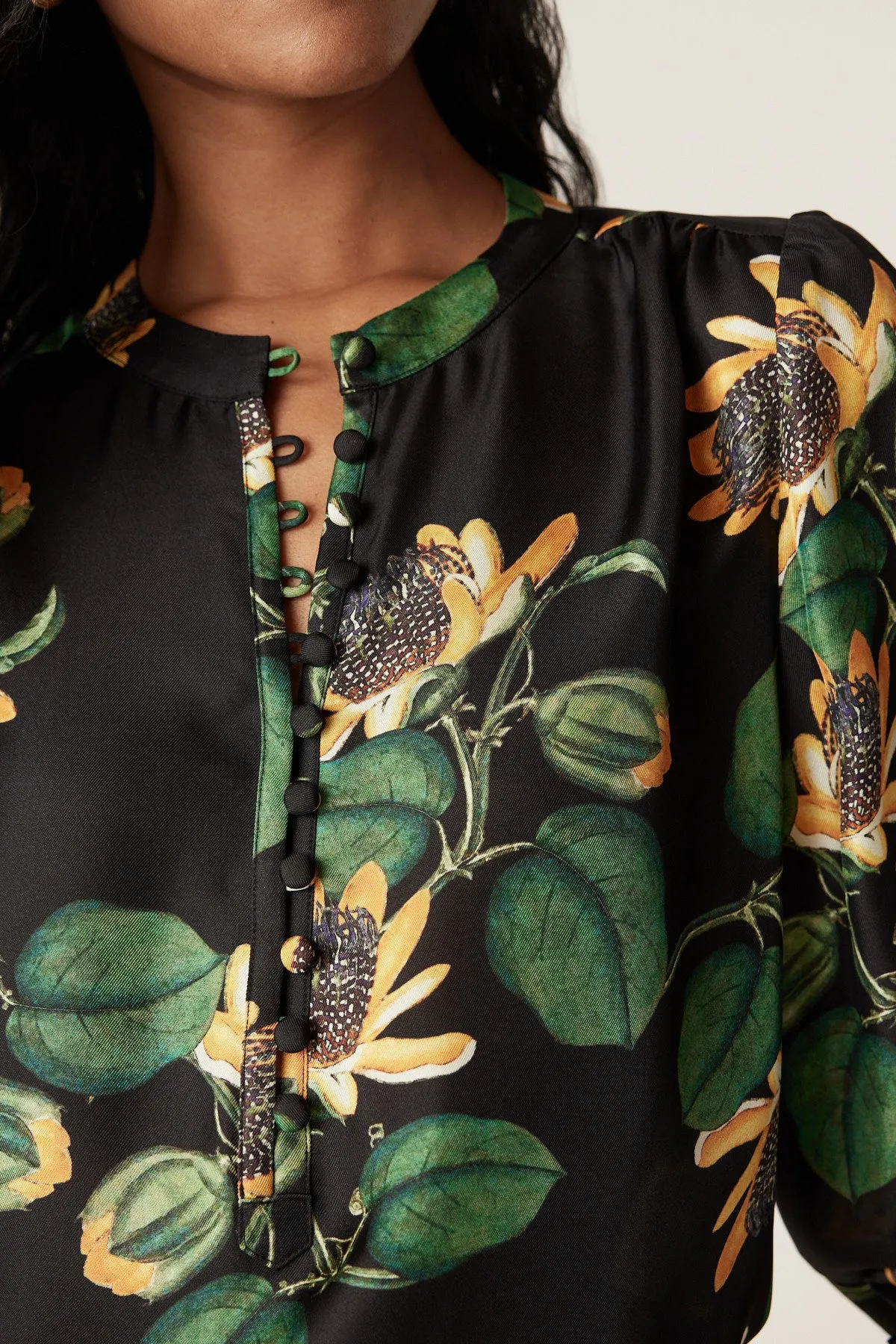 Eleanor Blouse - Sweet Pea Print