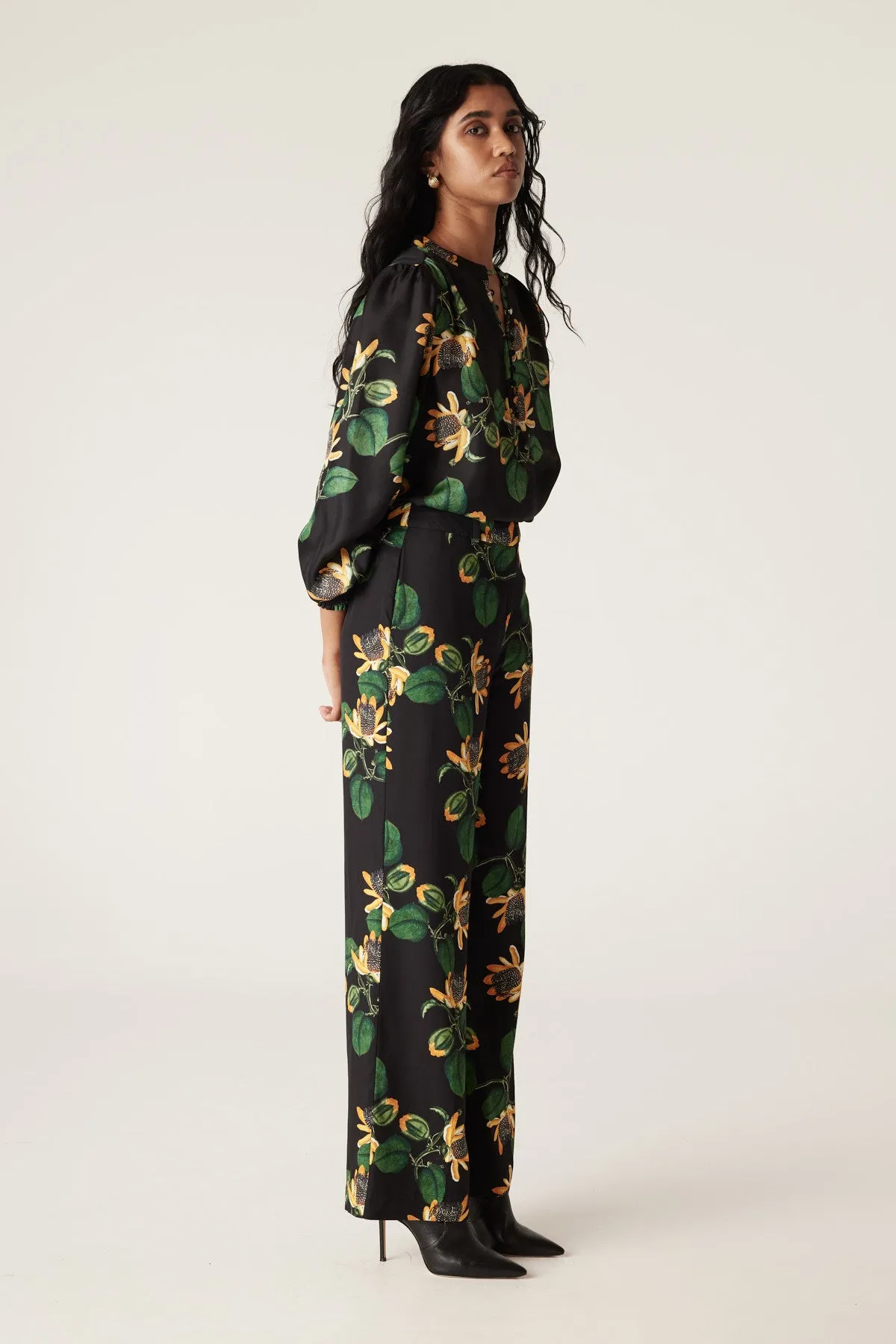 Eleanor Blouse - Sweet Pea Print