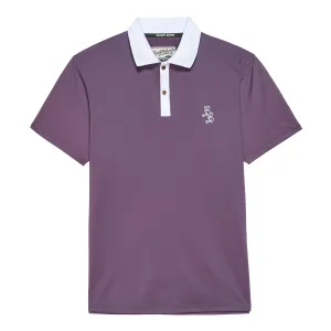 Essentials Athletic Polo- Grape
