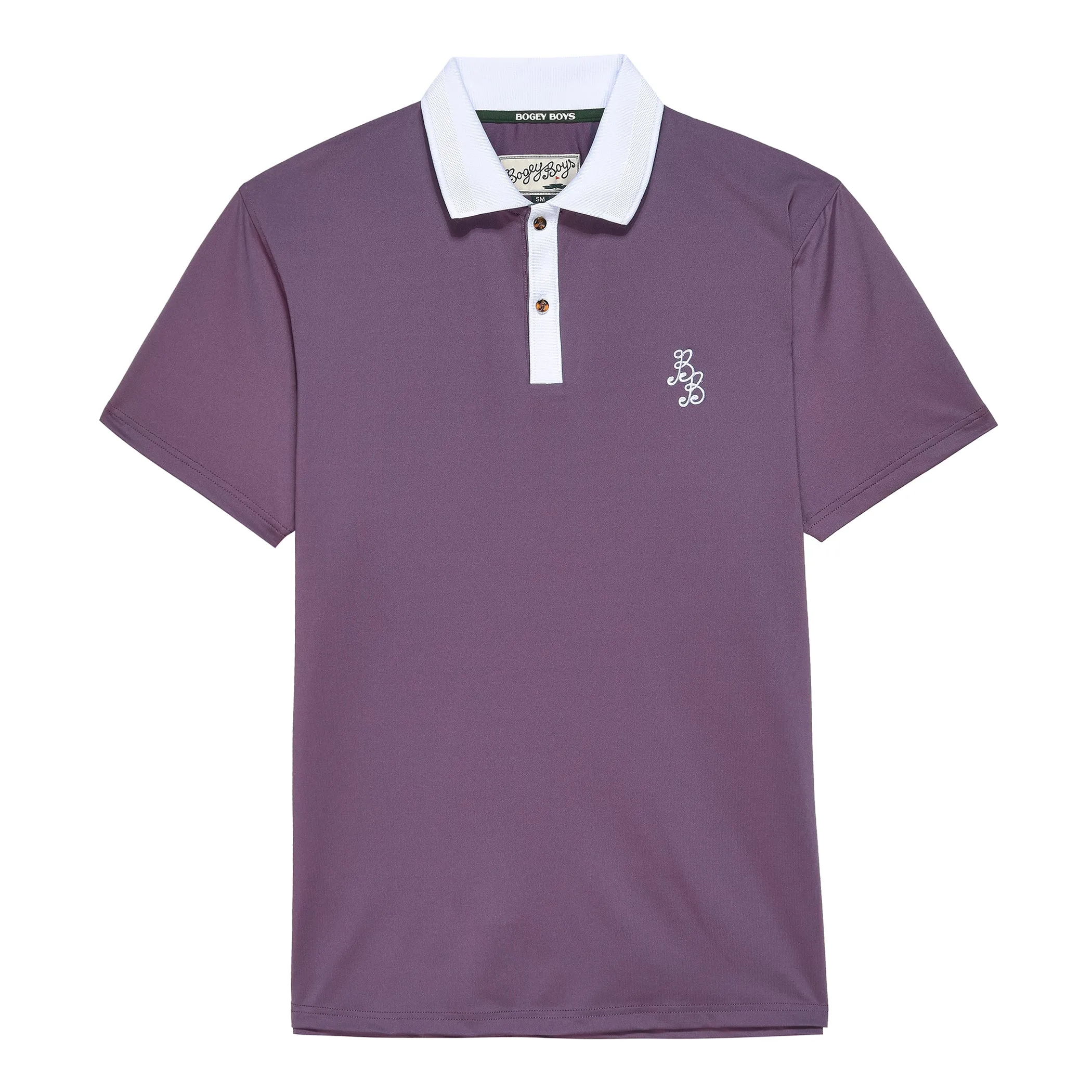 Essentials Athletic Polo- Grape