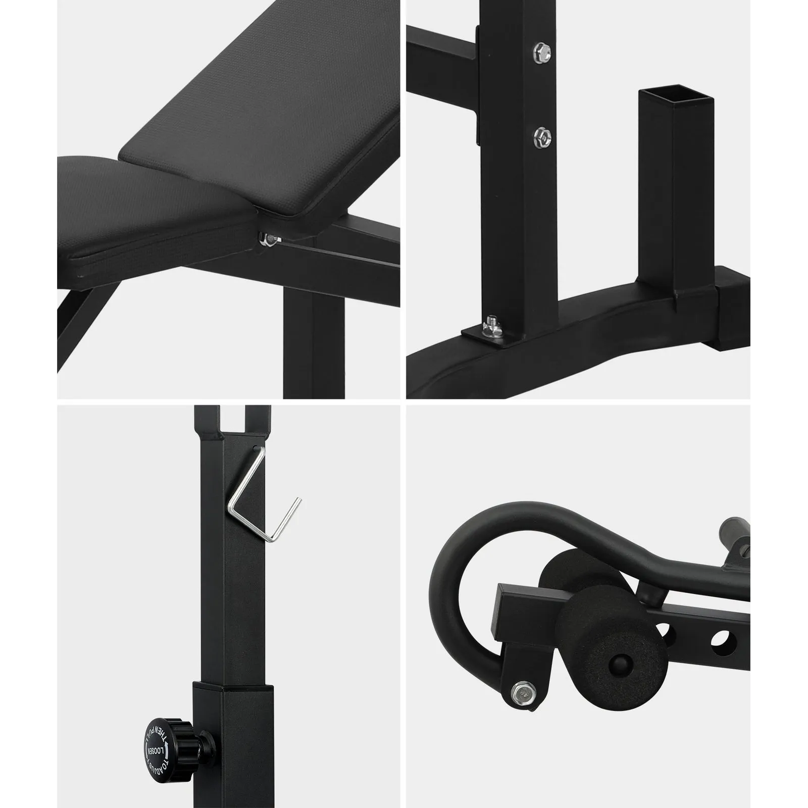 Finex Bench Press Weight Bench 10in1 Multi-Station Fitness Home Gym Equipment