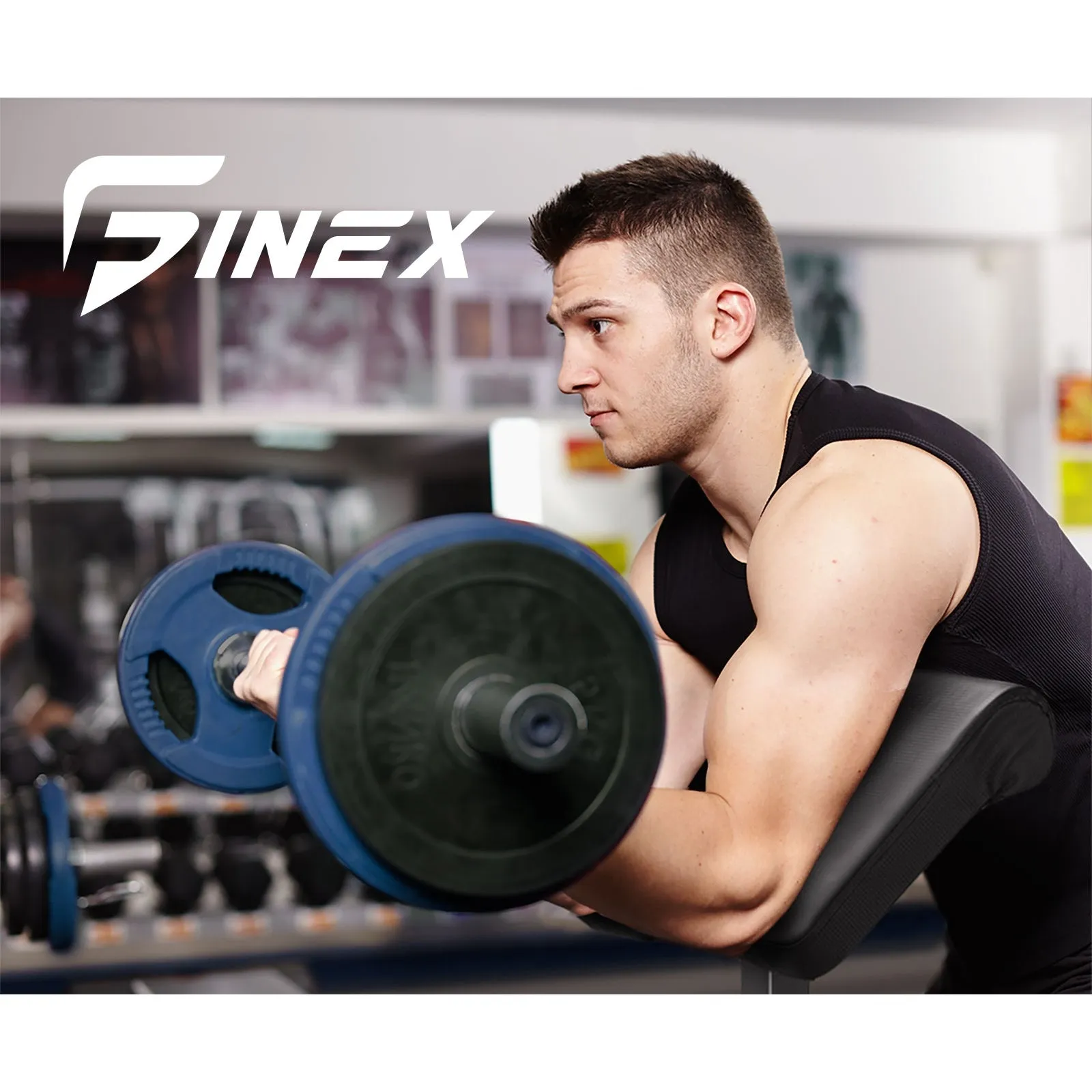 Finex Bench Press Weight Bench 10in1 Multi-Station Fitness Home Gym Equipment