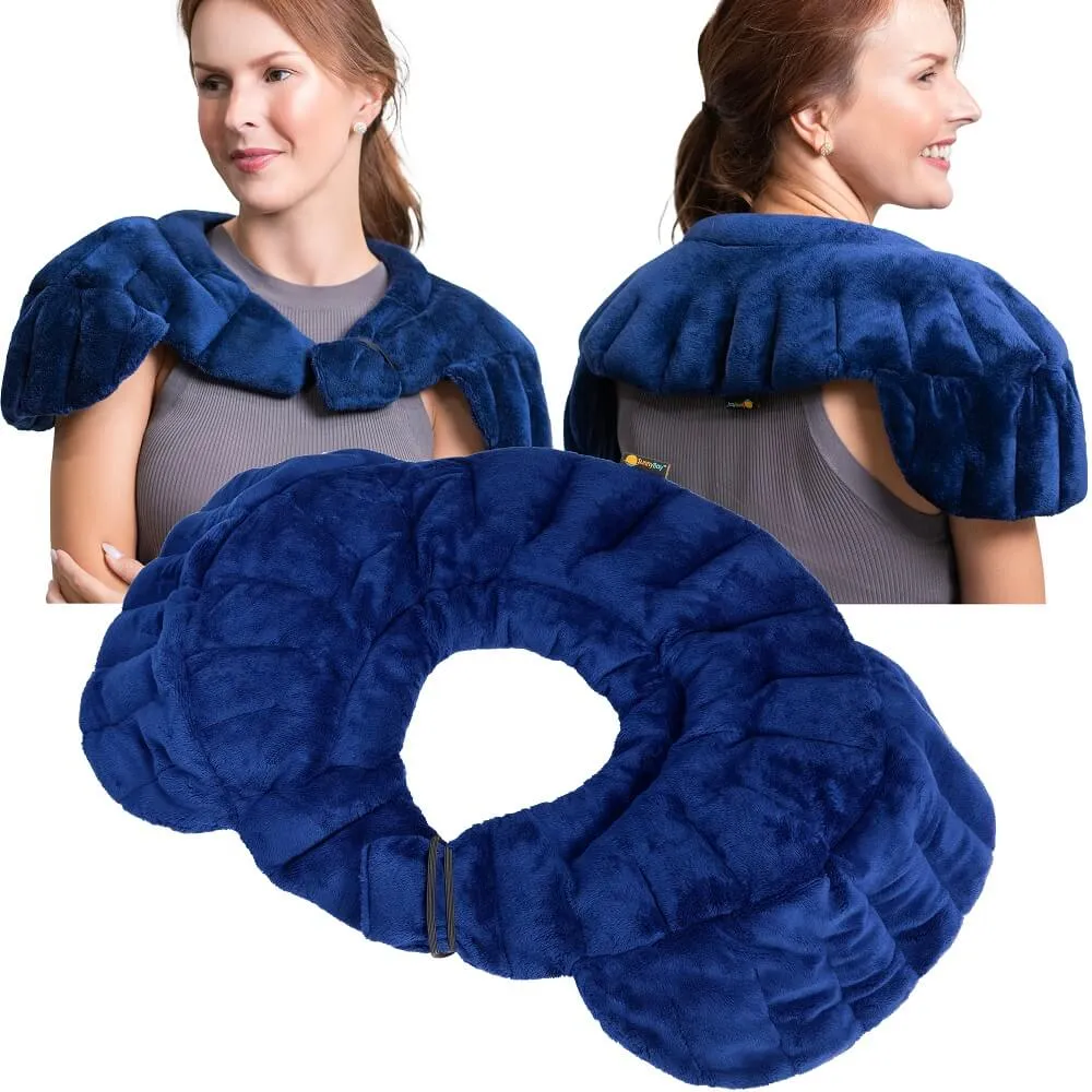 Frozen Shoulder Heat Wrap for Rotator Cuff Injury, Navy Blue
