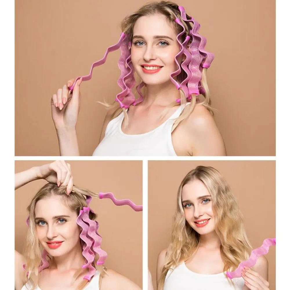 Heatless Hair Rollers Soft Curls