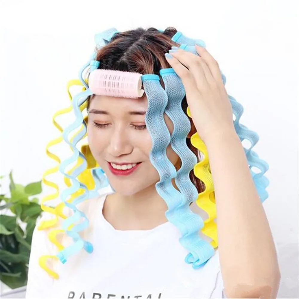 Heatless Hair Rollers Soft Curls