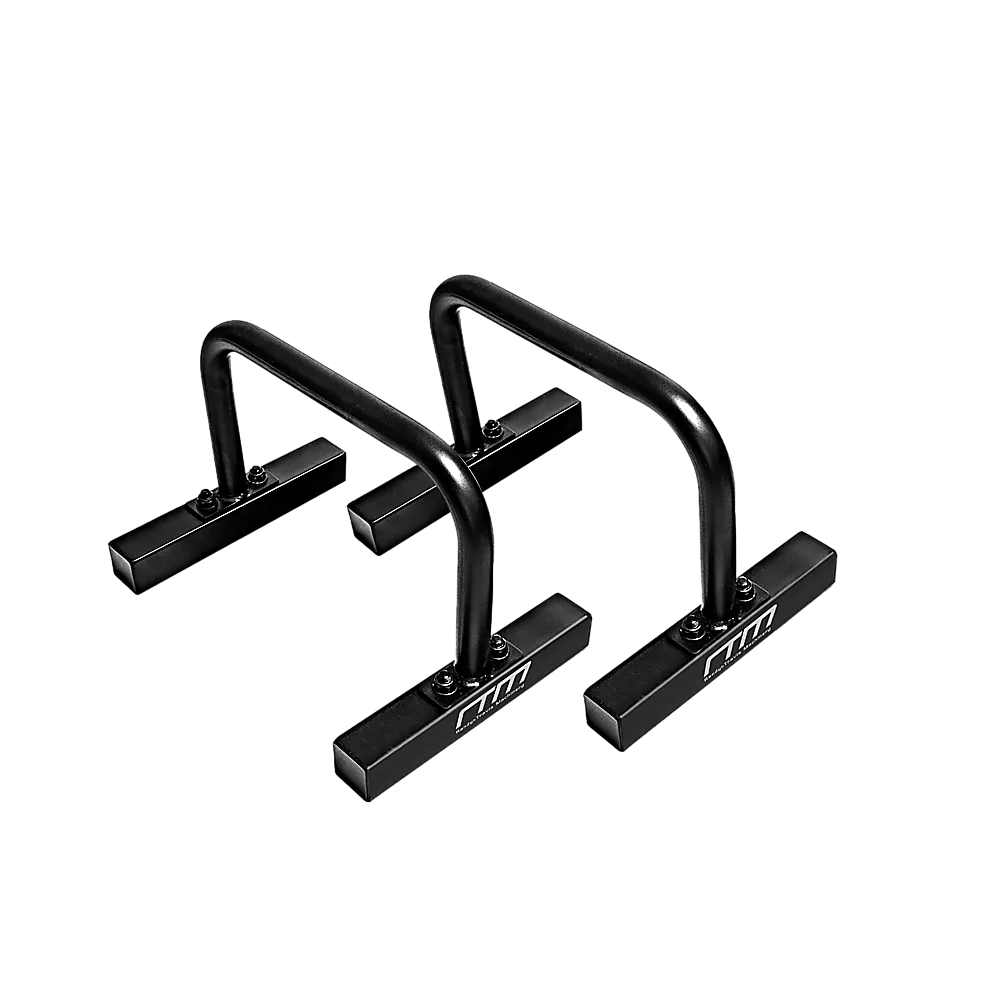Heavy-Duty Steel Parallette Bars for Push Up & Dip Workouts