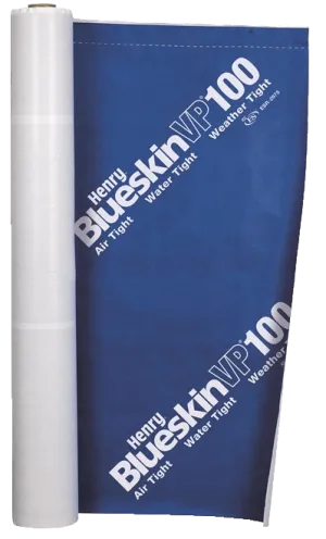 Henry Blueskin VP100 Water Resistive Air Barrier Membrane: 12" Wide