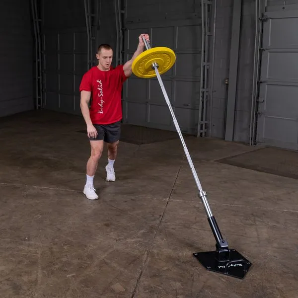 Home Plate T-Bar Row Landmine