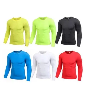 Men's Blank Long Sleeve Compression Top Men's Blank Long Sleeve Compression Top