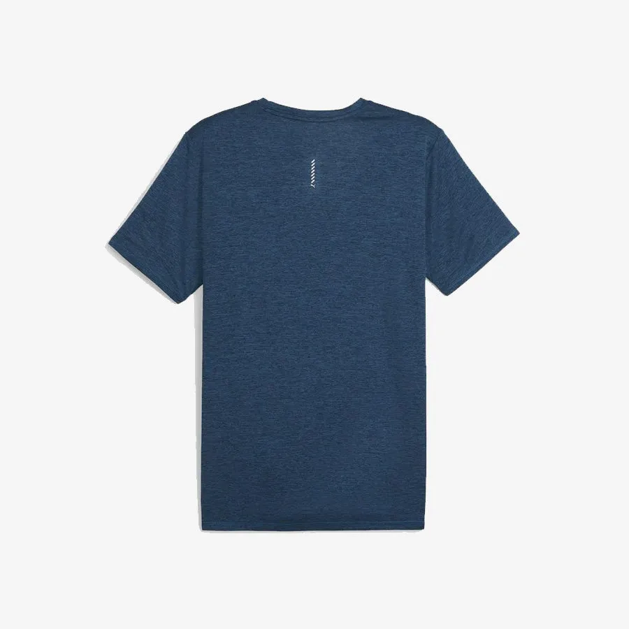 Men's Run Favourite Heather Tee (Ocean Tropic Heather)