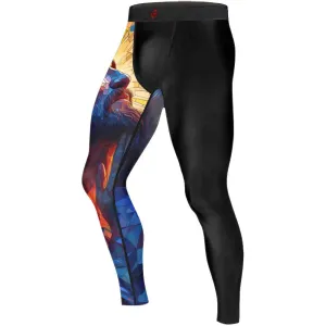 Merciful Jesus Men's Compression Leggings