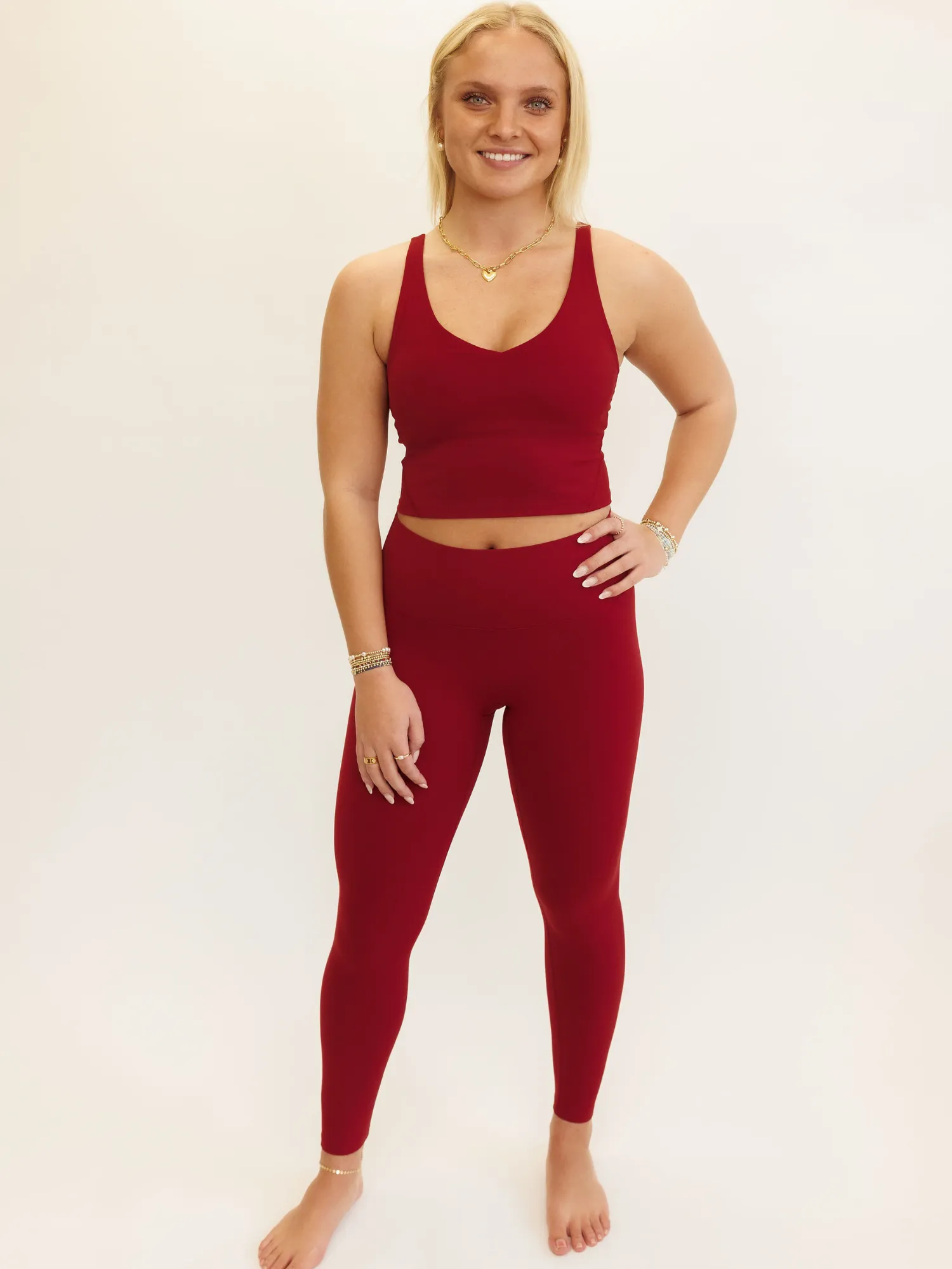 Merlot "Mia" Luxe and Lift High Rise Leggings
