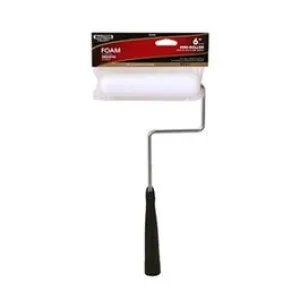 Mini Paint Roller Cover   Frame, Foam, 6.5-In.