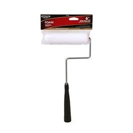 Mini Paint Roller Cover   Frame, Foam, 6.5-In.