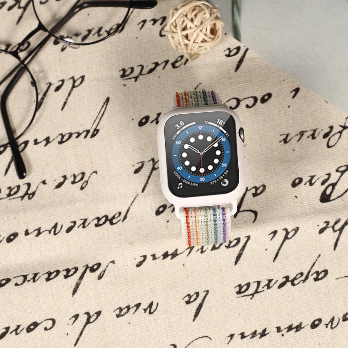 Nylon All-in-one protective case strap for iwatch W24GAWS8704