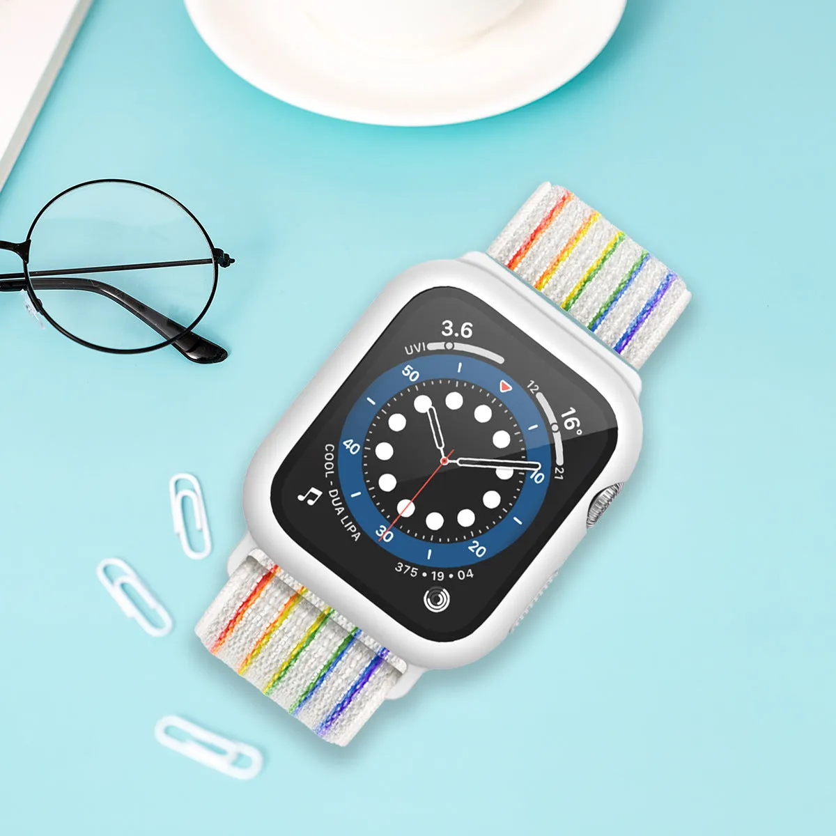 Nylon All-in-one protective case strap for iwatch W24GAWS8704
