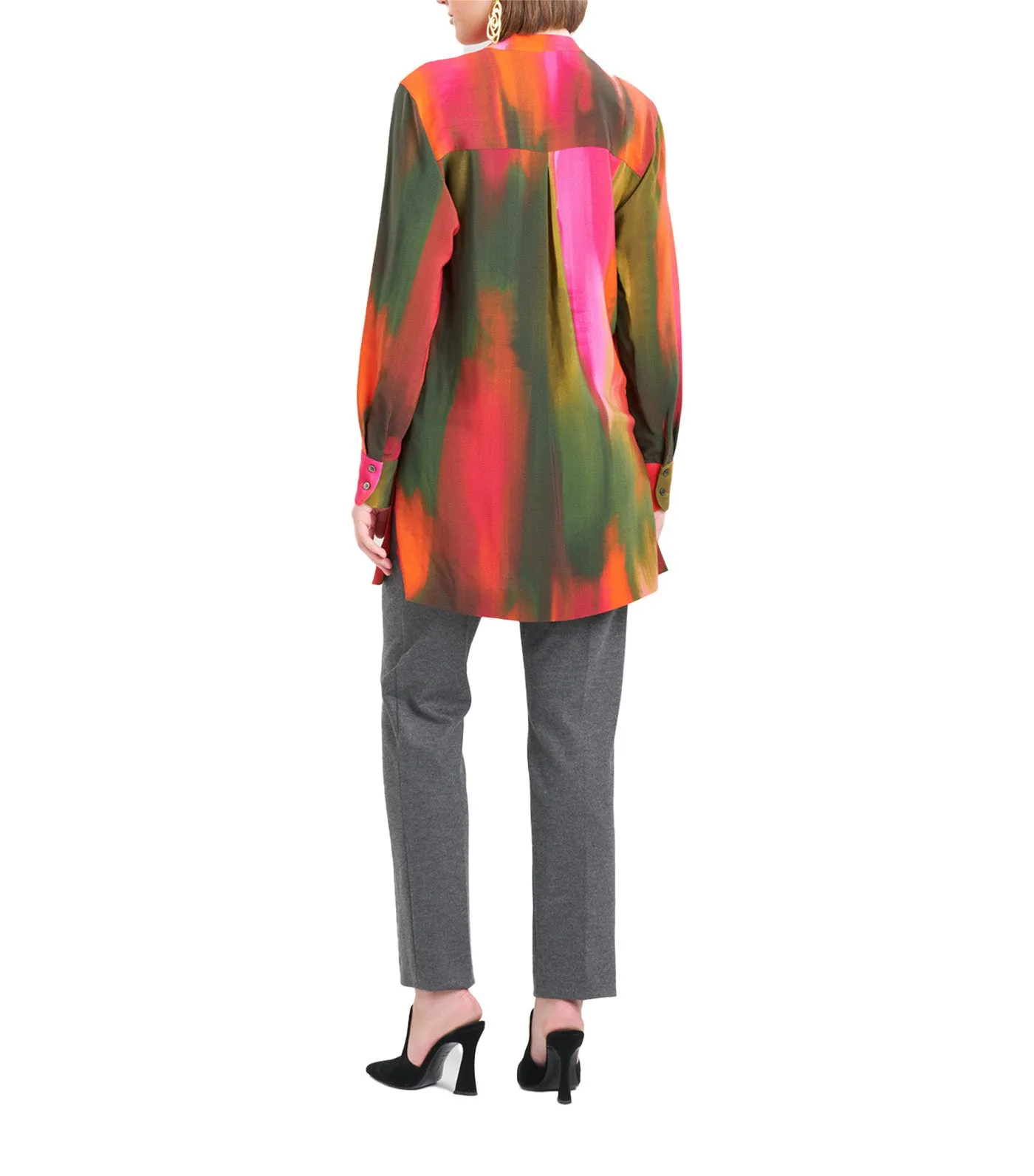 Ombre Barong Shirt Paprika