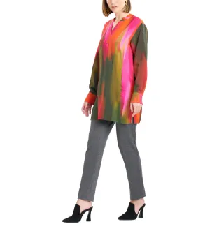 Ombre Barong Shirt Paprika