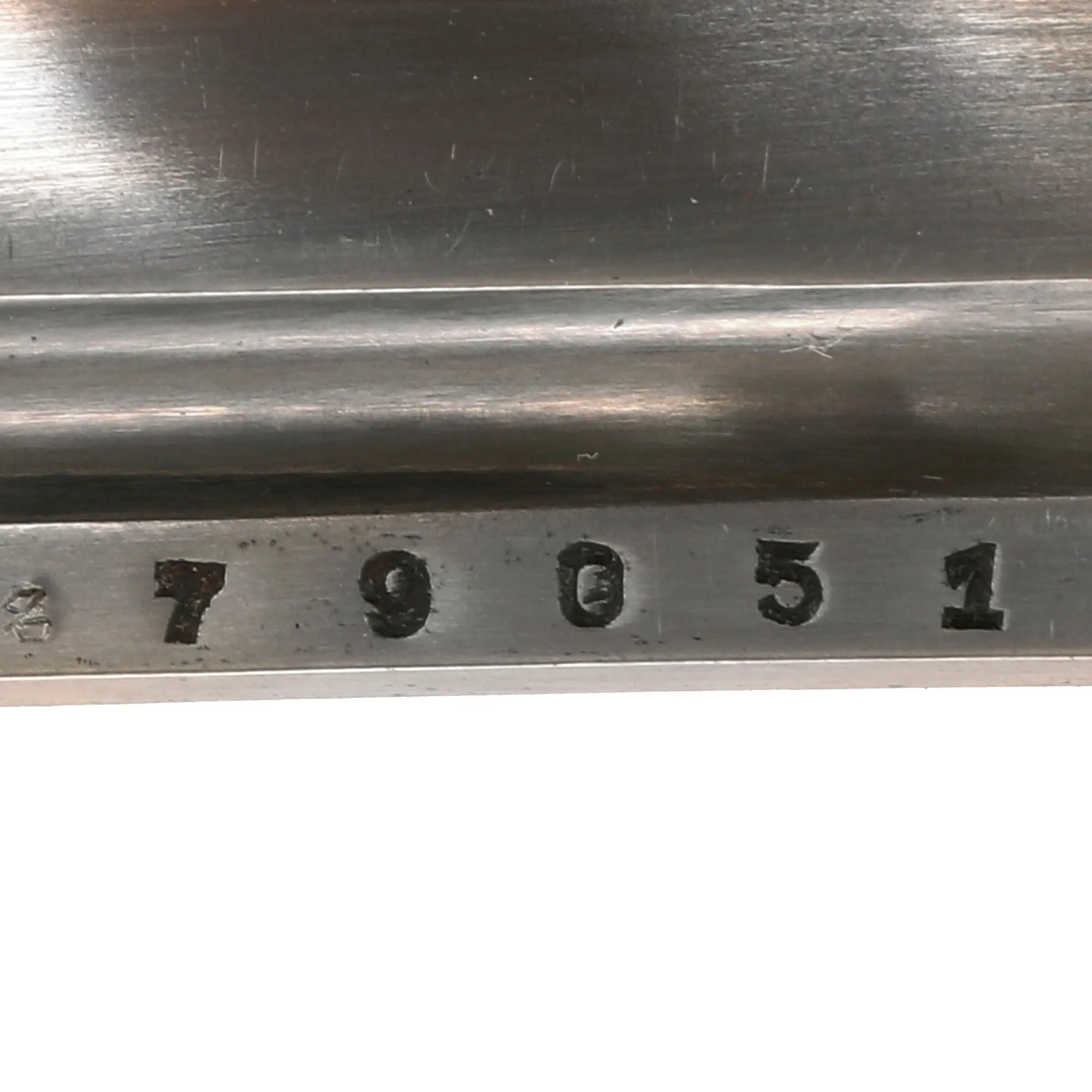 Original WWII Japanese Army Type 95 NCO Aluminum Handle Katana Sword with Rare Leather Hanger - Matched Serial 79051