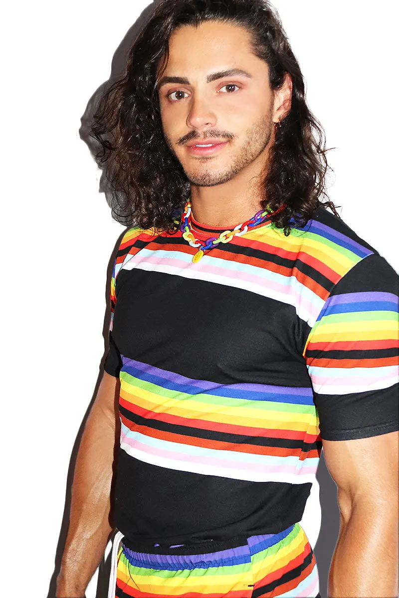 Pride Parade All Over Tee- Multi