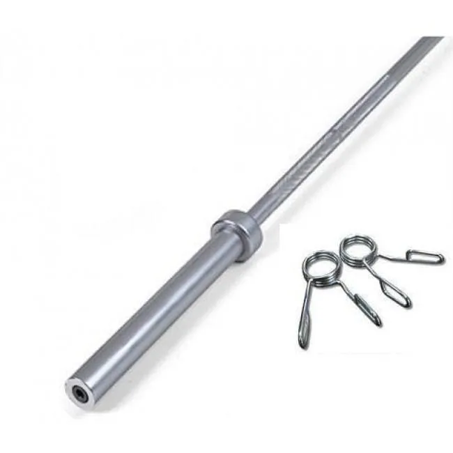 SALE: 5 Foot Olympic Barbell with collars (152.4cms) rated to 700lbs.