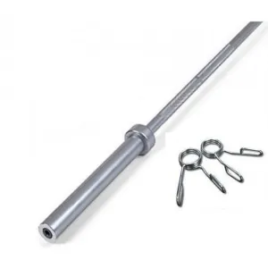 SALE: 5 Foot Olympic Barbell with collars (152.4cms) rated to 700lbs.