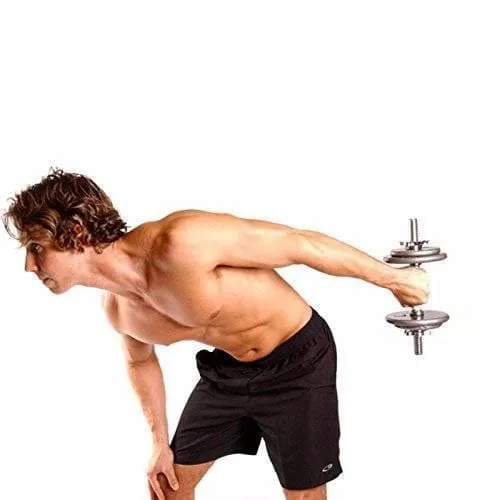 SALE: Solid Chromed 14″ Spinlock Dumbbell Handles - 28mm Diameter (Pair)