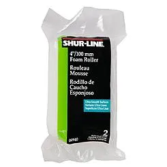 Shur-Line 4-Inch Foam Mini Roller Refills, 2-Pack