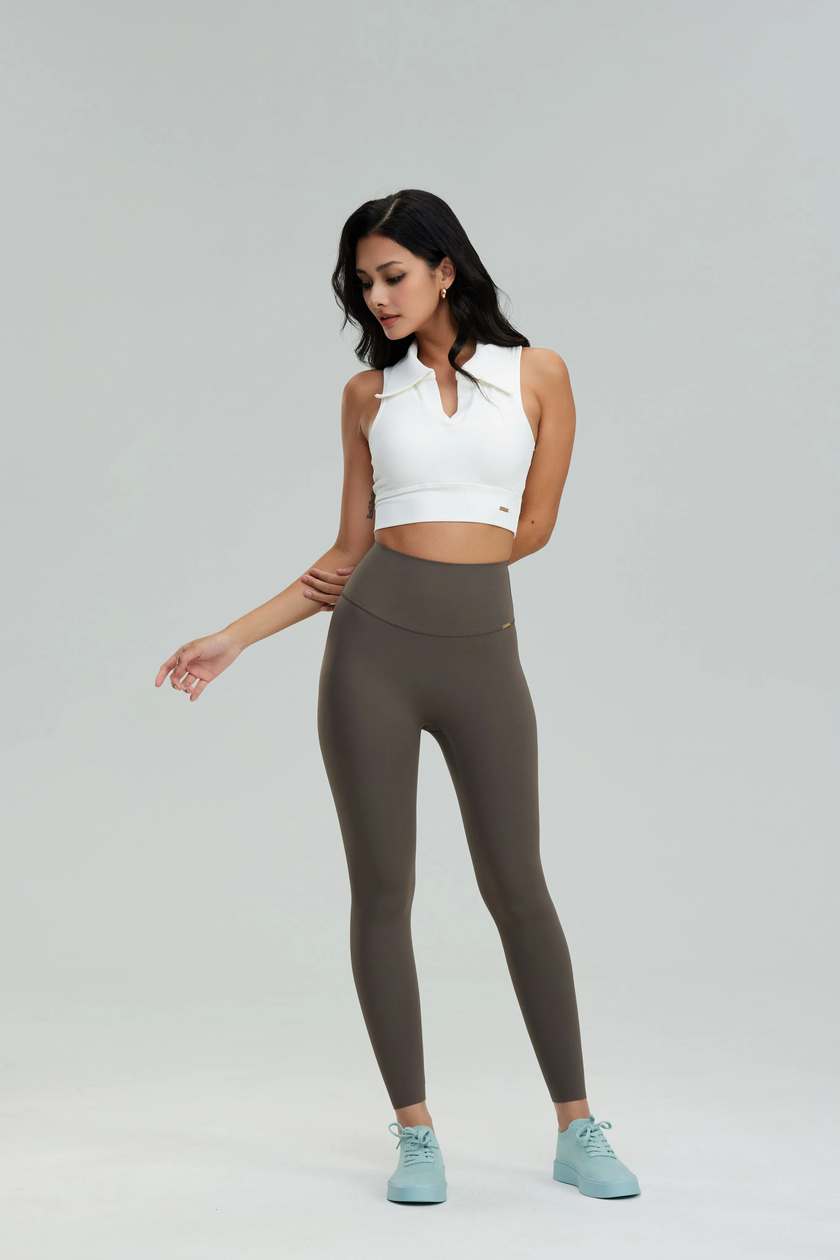 SilkySculpt Seamless Leggings - Dark Taupe