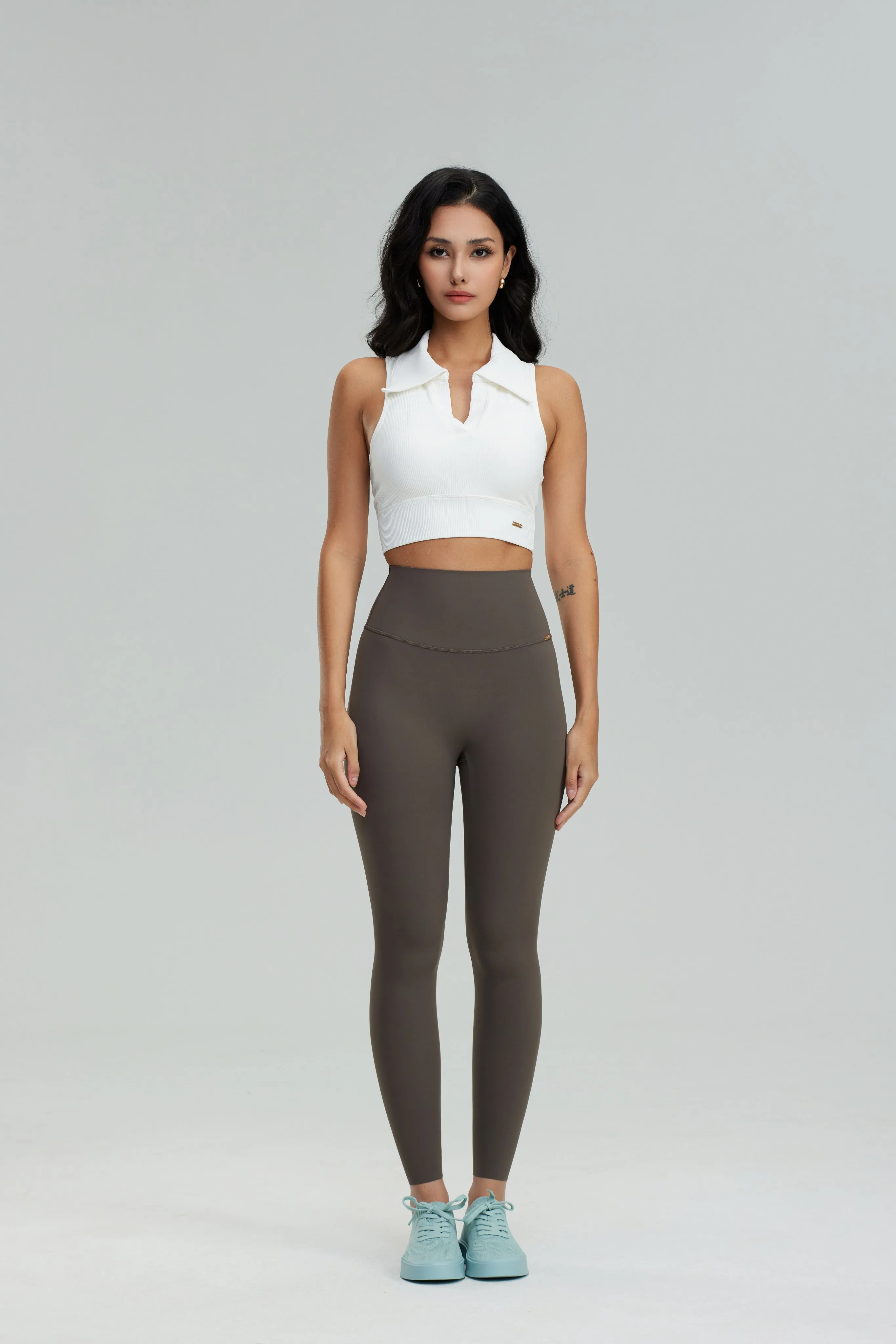 SilkySculpt Seamless Leggings - Dark Taupe