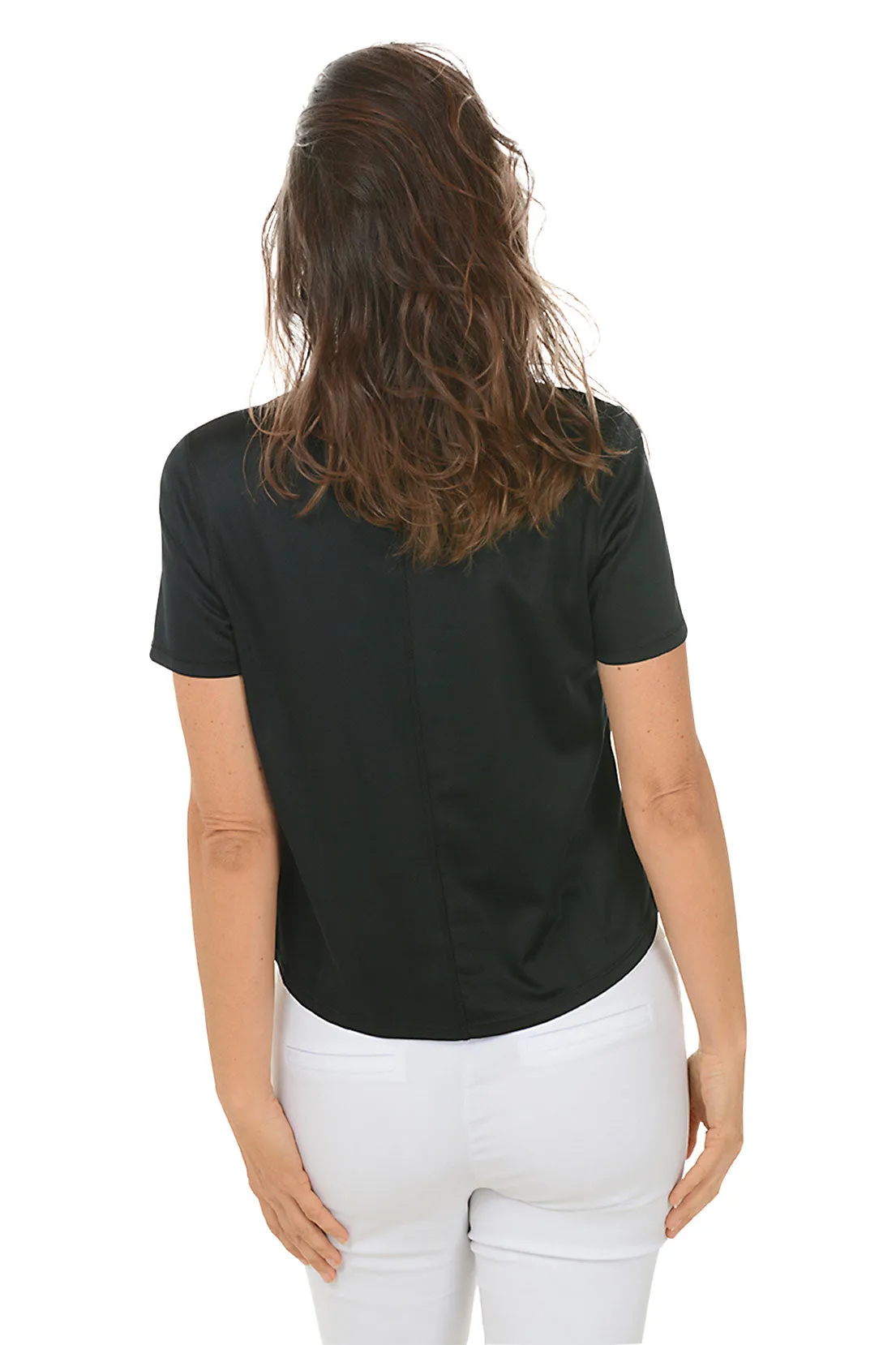 Solid UPF50  Pique Performance Tee