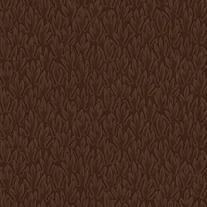 Stof Fabrics Colourflow Brown Leaves Cotton Prints