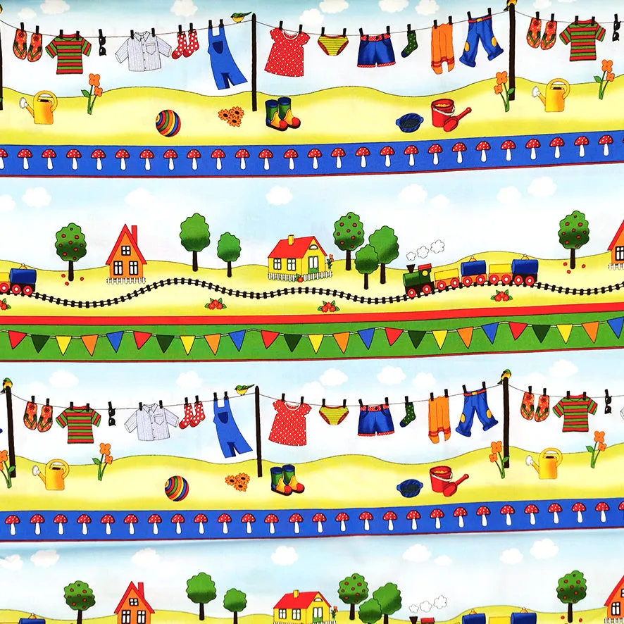 Stof Fabrics Your Little World Outdoor Washing Cotton Prints