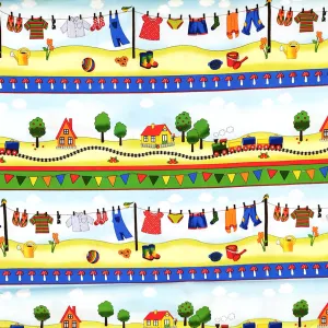 Stof Fabrics Your Little World Outdoor Washing Cotton Prints